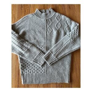 American Grey Chunky Knit Sweater Size XSmall